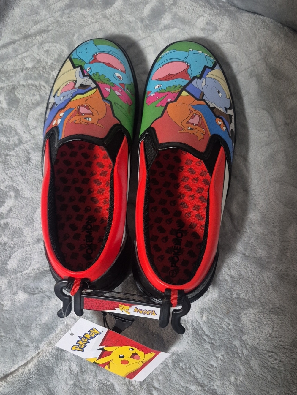 Kids Pokémon Low Top Slip-On Shoes Asst Sizes